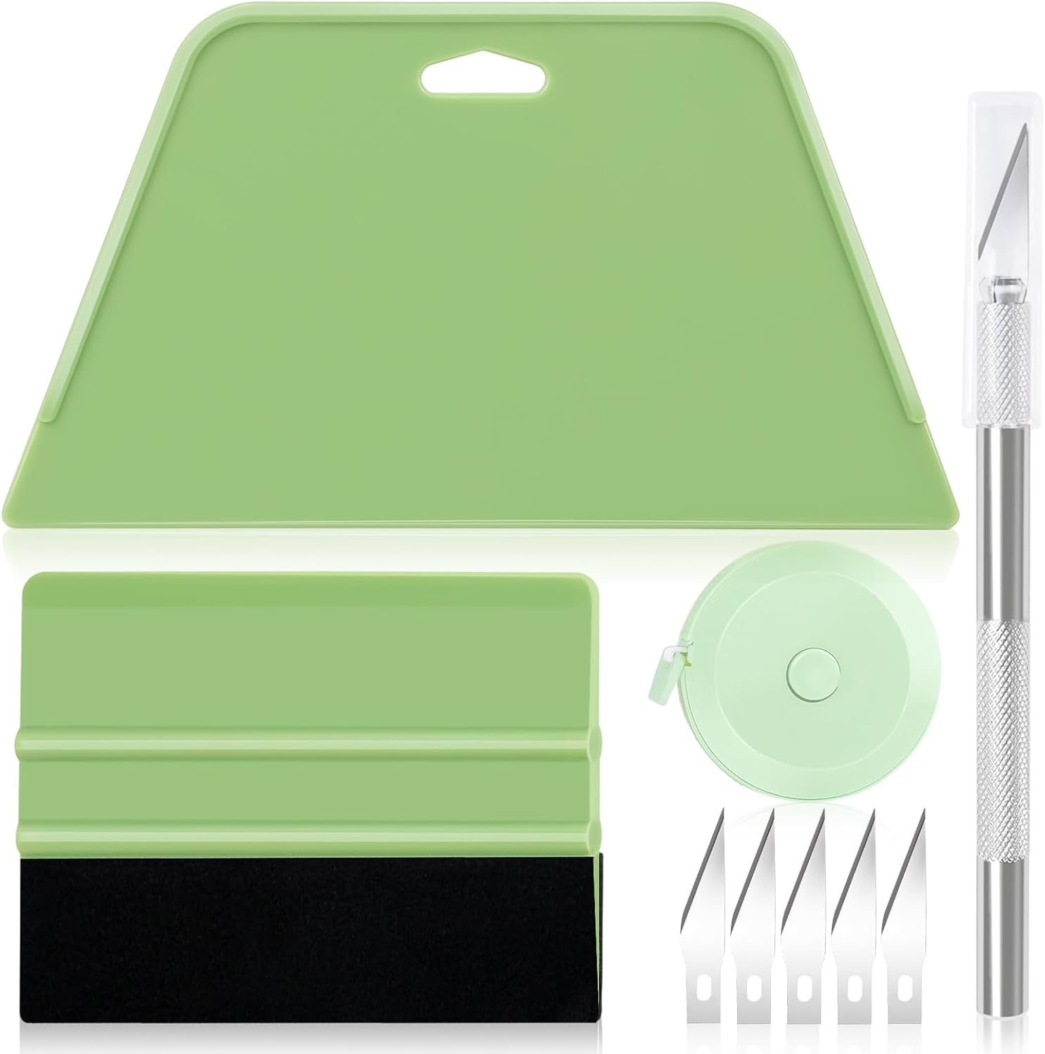 WRAPXPERT Wallpaper Tools, Wallpaper Kit Smoothing Tools for Peel and Stick, Wallpaper Installation Kits for Wallpaper Hanging, Contact Paper, Bathroom, Vinyl Backsplash Tile, Window Film Applying