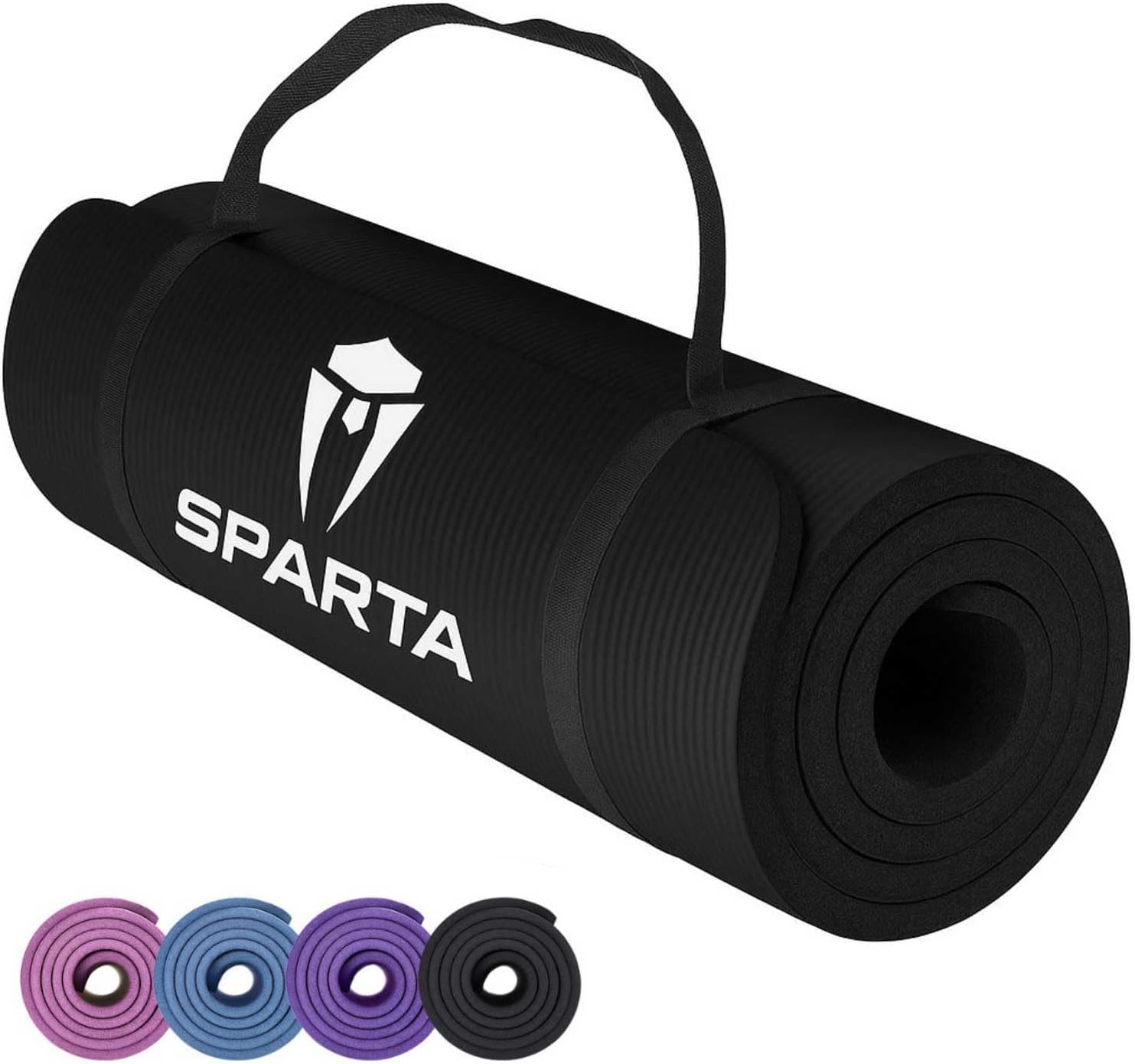 NBR Yoga Mat Exercise Fitness foam Extra Thick Non-Slip Large Padded High Density for Pilates gymnastics stretching Workout with Free Carry Strap