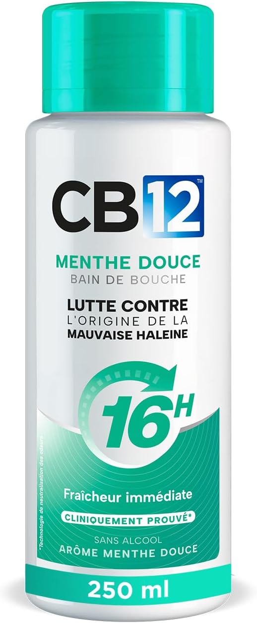 CB12 Mild Mint Menthol Mouthwash (250ml)