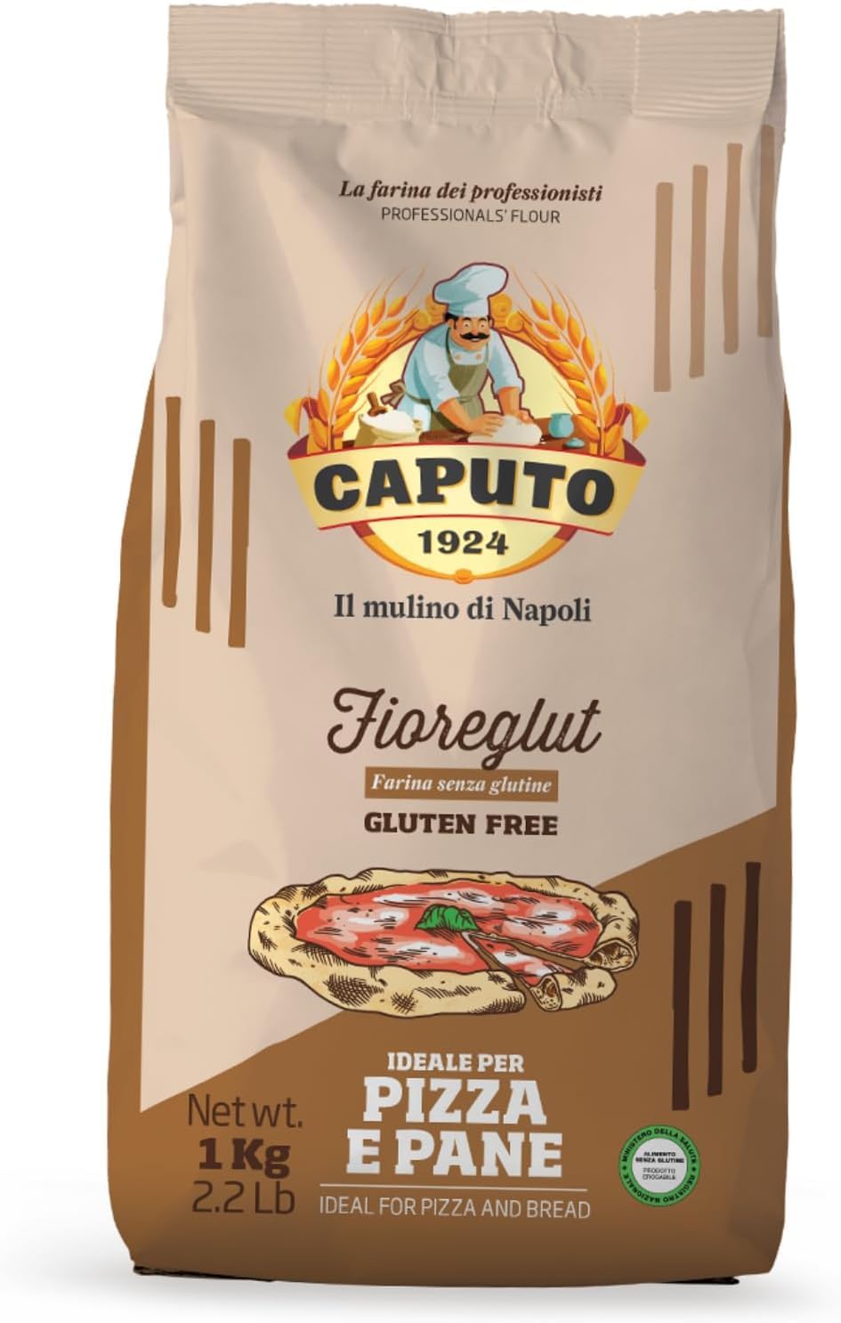 Caputo Gluten Free Flour (1kg) - Italian Produce - Alternative to Wheat Flour