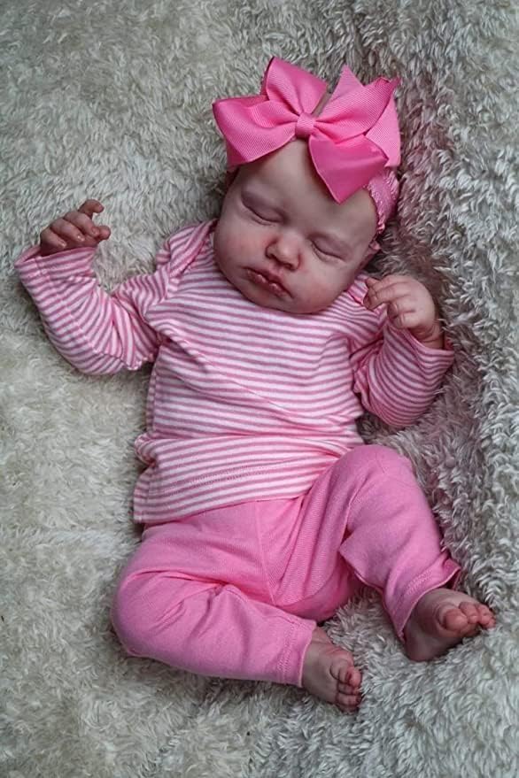 iCradle Reborn Baby Dolls 20 Inch Reborn Baby Dolls Silicone Weighted Body Newborn Toddler Dolls Best Wish for Age3+