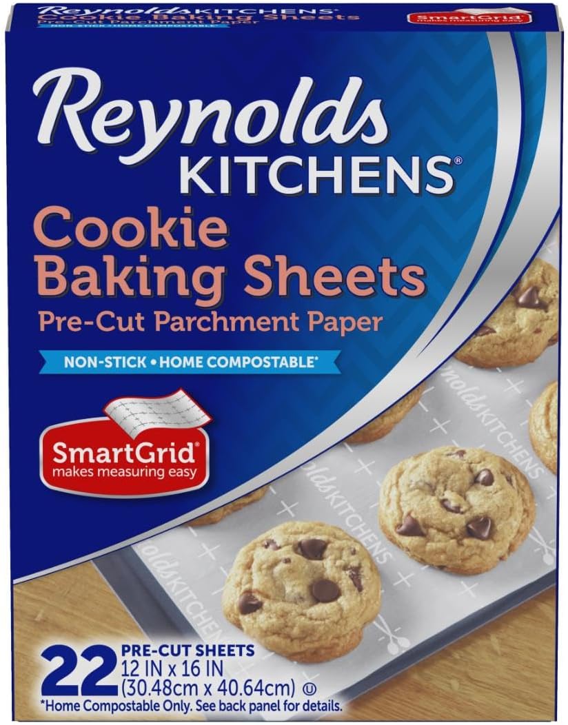 Reynolds Kitchens Non-Stick Baking Parchment Paper Sheets - 12x16 Inch, 22 Count