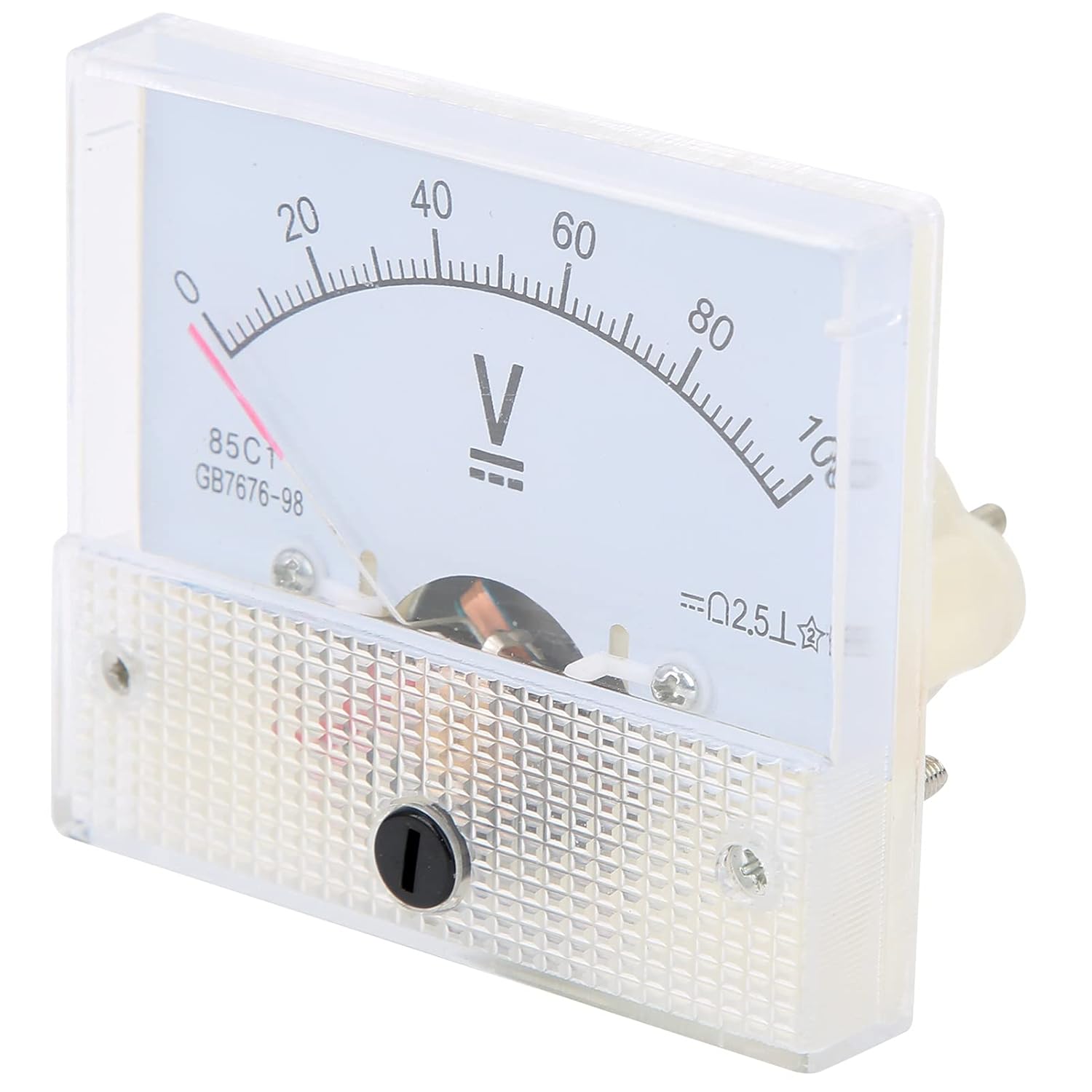 KIMISS High Accuracy Pointer DC Voltmeter Panel Volt Voltage Meter Measuring Instrument 85C1 DC 0~100V Industrial & Scientific/Test, Measure & Inspect/Electrical Testing/Current