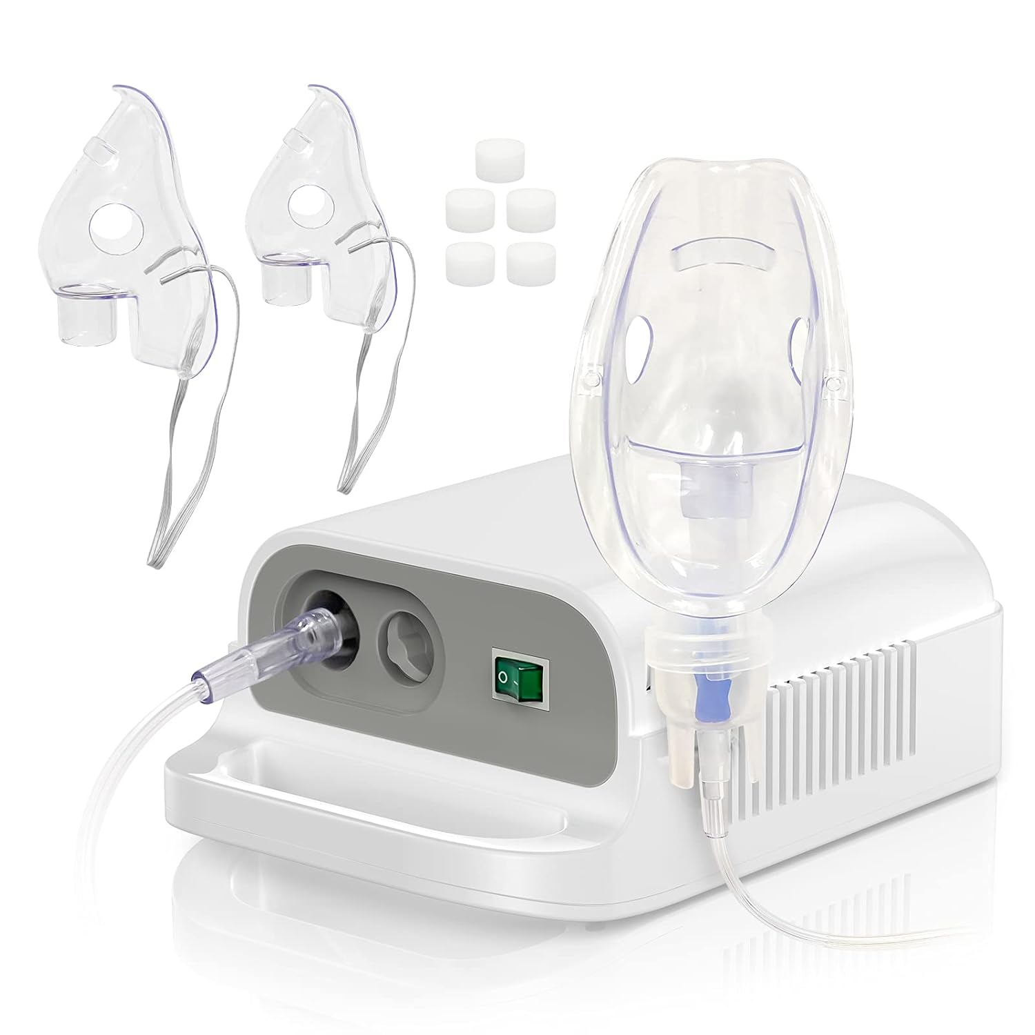 Nebulizer Machine for Adults &Kids - Portable Nebulizer Machine for Breathing with Mouthpiece and Mask, Desktop Compressor Nebulizer & Jet Nebulizers Hailie Sensor NF0109