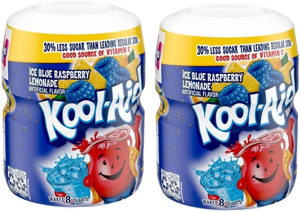 Kool-Aid Blue Raspberry Lemonade Drink Mix 538g (PACK OF 2)