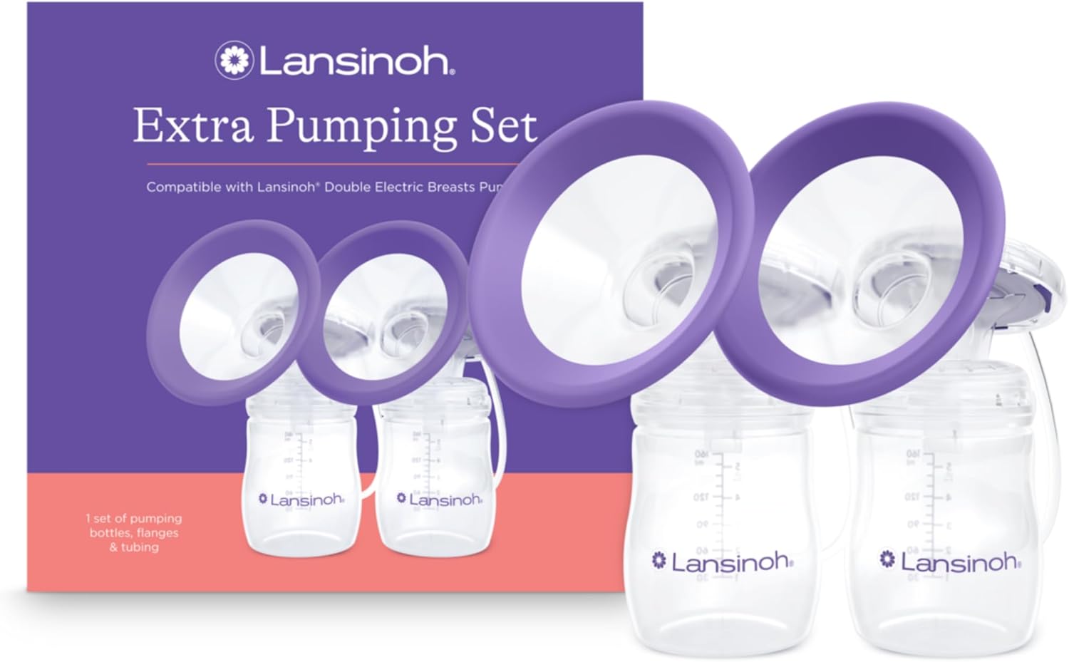 Lansinoh Extra Breast Pumping Set
