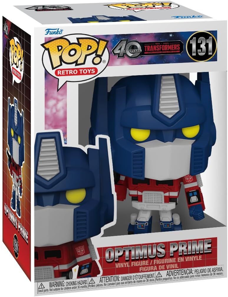 Funko Pop! Retro Toys: Transformers G1 - Optimus Prime - Transformers Classic - Collectable Vinyl Figure - Gift Idea - Official Merchandise - Toys for Kids & Adults - TV Fans