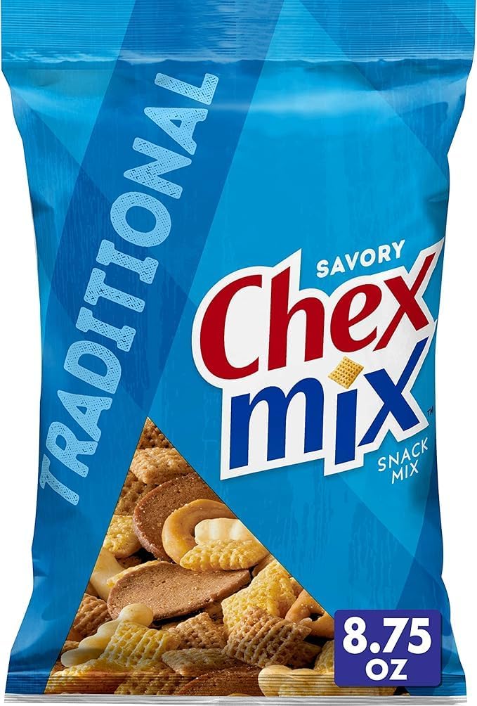 Chex Mix Traditional AMERICAN snack bag 8.75oz 248g Savoury Snack
