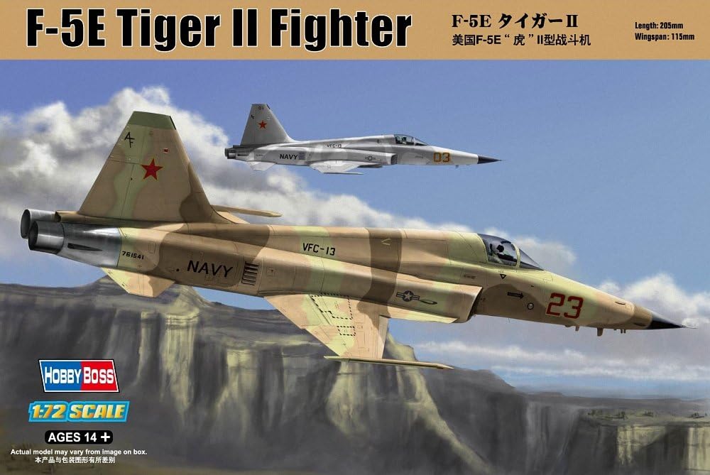 Hobby Boss F-5E Tiger II Fighter Airplane Model Building Kit