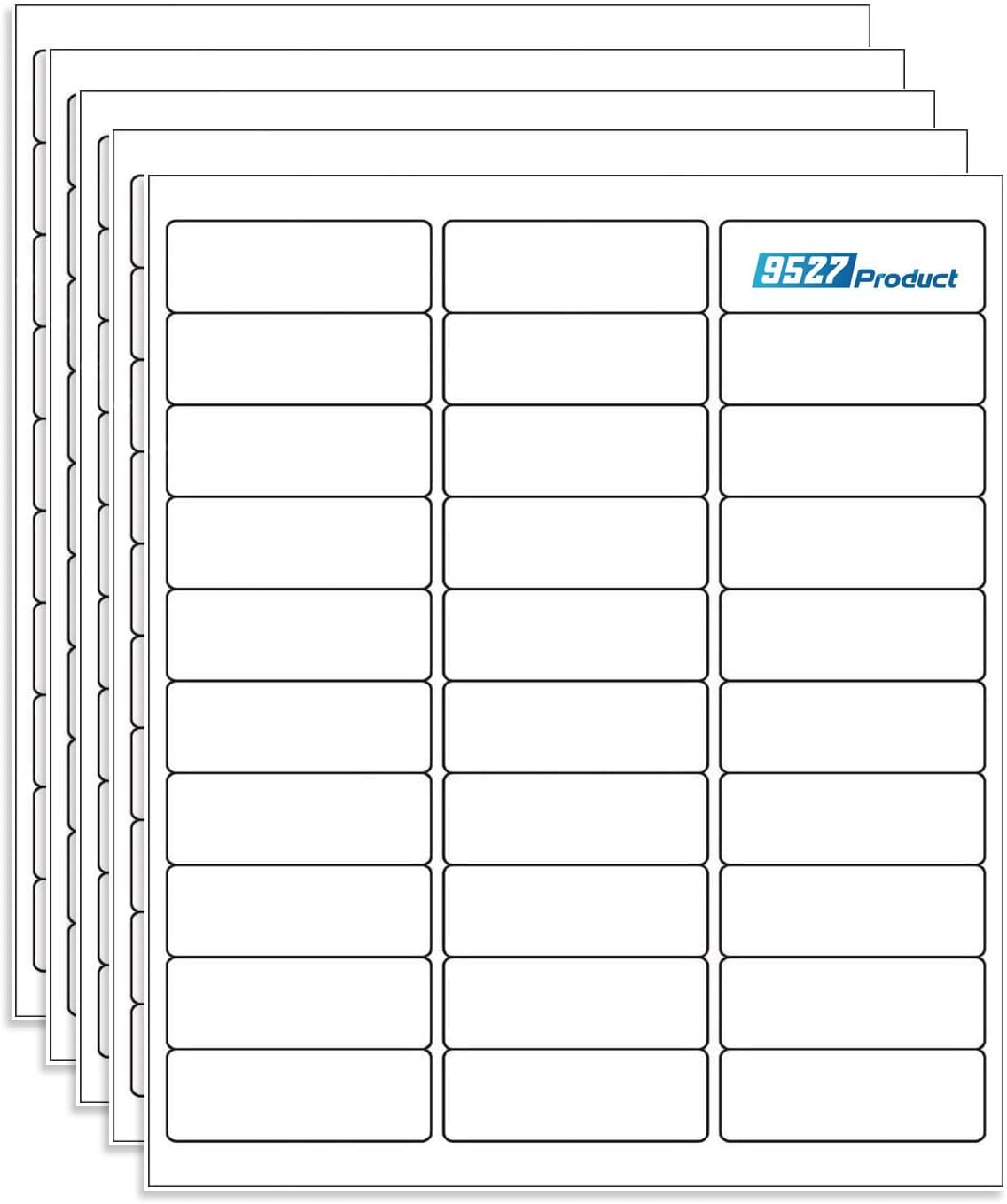 9527 Product 30 up Sticker Labels 1 x 2-5/8 FBA Shipping Address Labels SKU Labels for Laser/Ink Jet Printer, 30 Sheets Total 900 Labels