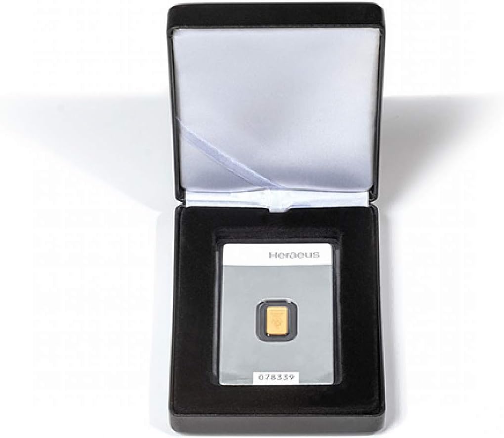 Leuchtturm1917 Nobile Coin Box for 1 Embossed Gold Bar, Black