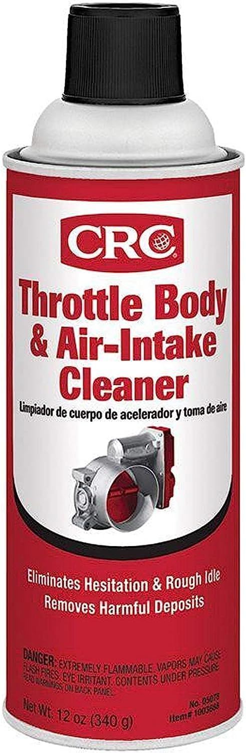 FORKODA CRC 05078 Throttle Body and Air-Intake Cleaner-12 oz, Clear Colorless Liquid