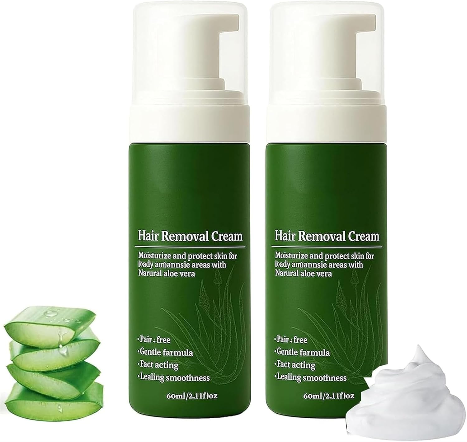 Botane Man Hair Removal Cream with Natural Aloe Vera, Pain-Free, Quick & Gentle No-Shave Hair Removal Spray for Face, Body & Intimate Areas – Fast-Acting, Moisturizing & Non-Sticky Formula (2)