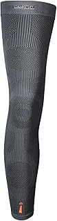 Incrediwear Leg Sleeve – Full Length Long Leg Sleeve for Leg Pain Relief & Muscle Recovery, Helps Reduce Swelling & Inflammation, Promotes Circulation, Leg Sleeves for Men & Women (Charcoal, Medium)