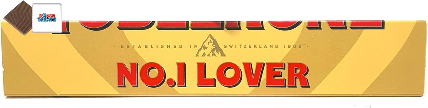 Love Gift Bar: Someone Special, No.1 Lover, You Complete Me Or I love You - 100g Boxed Treatz (No.1 Lover, 100g)