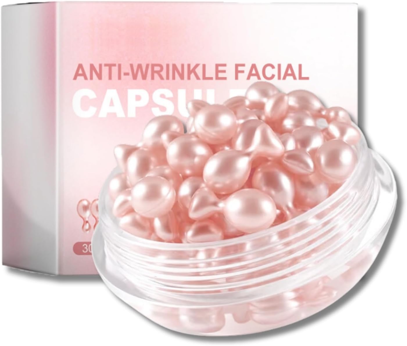Vitamin E Capsules for Face - Face Serum - Vitamin E Capsules for Skin - Hyaluronic Acid Serum Cap-sules - Firming Anti-Aging Hydrating Serum - Face Serum for Women - Skin Care Cap-sules 30PCS