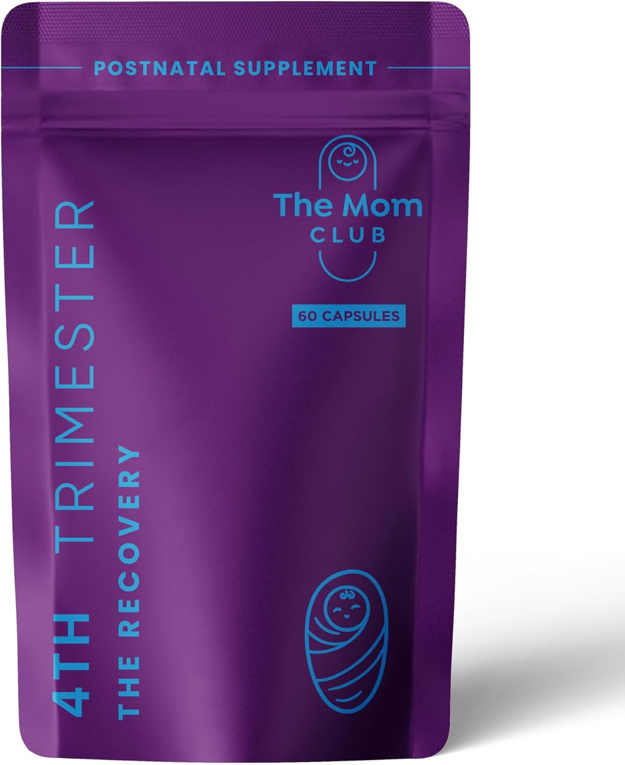 4th Trimester Vitamins for New Moms – Ideal for Energy, Mood, Hormone Balance & Healing – Recovery Postnatal Multivitamin with Iron, Magnesium, VIT C, D3, Biotin & Zinc – 60 Capsules – 1 Month Supply