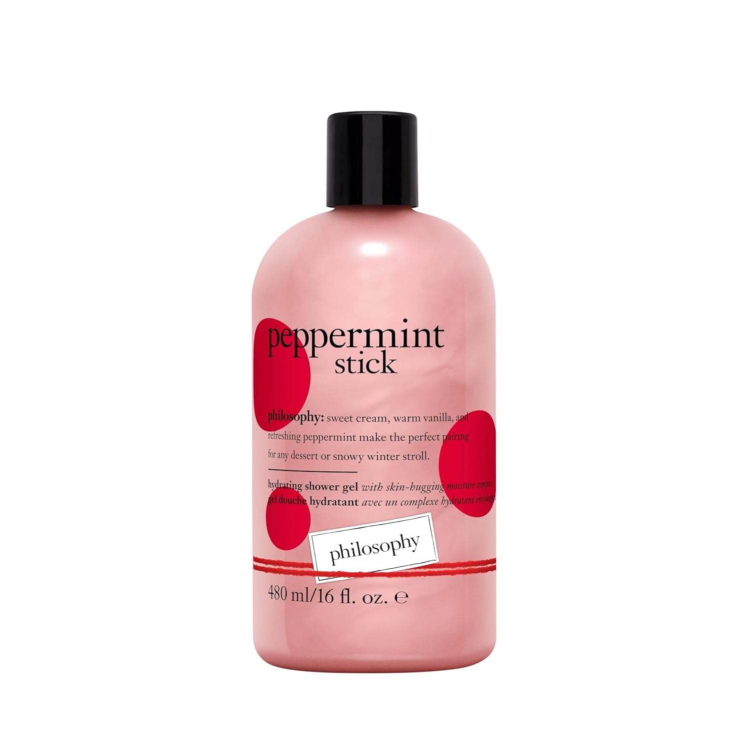 philosophy holiday 3-in-1 shampoo, shower gel & bubble bath - luxurious rich & lathering formula - skin is left soft & moisturized - hair is left clean & conditioned