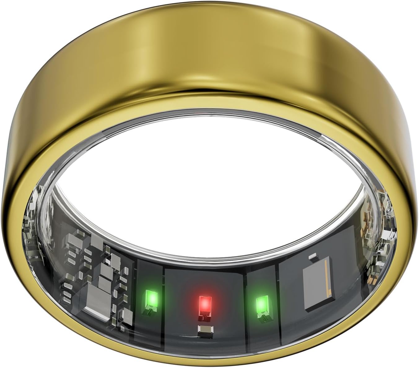 Vic Smart Ring - Gold Size 9 - Size First with Sizing Kit - Sleep Tracking Wearable - Heart Rate - Fitness - Stress Tracker - Up to 5 Days Battery Life - Android & iOS Compatible - No App Subscription