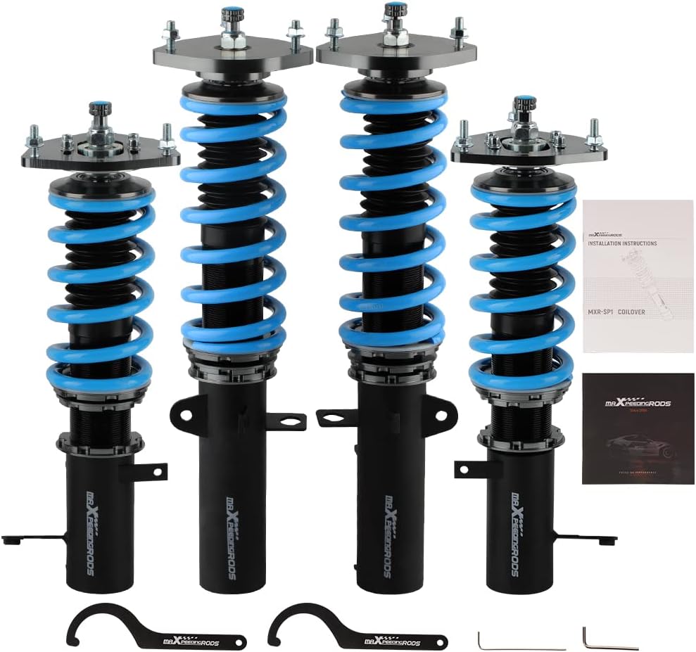 maXpeedingrods Suspension Coilover Kit for Corolla E90 E100 E110 AE92 AE101 AE111 Adj.