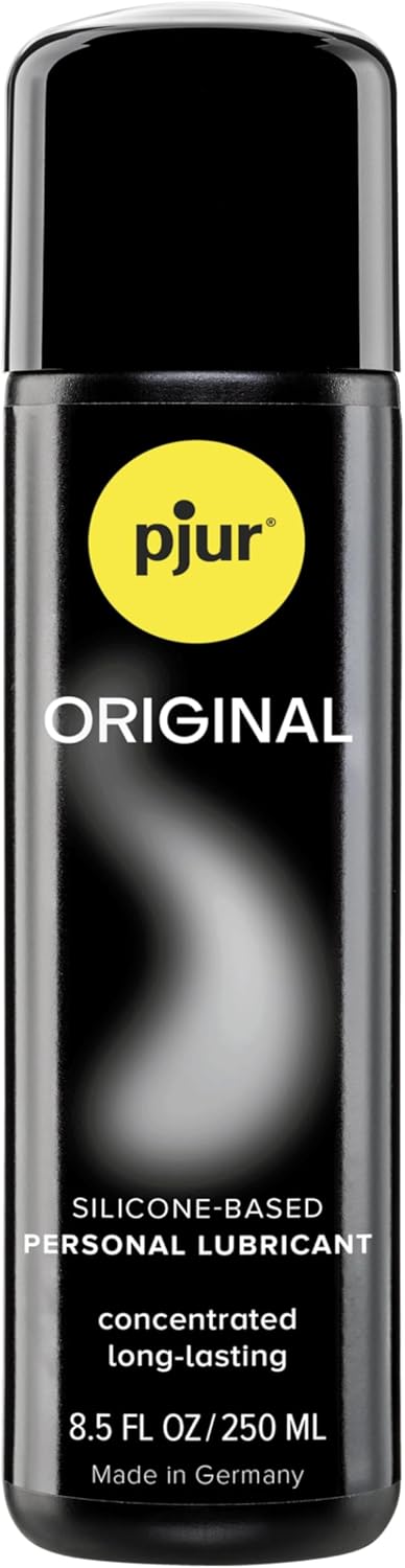 pjur Original Silicone-Based Lubricant, Premium Lube for Men, Women & Couples, Odorless, 250ml / 8.5 fl.oz