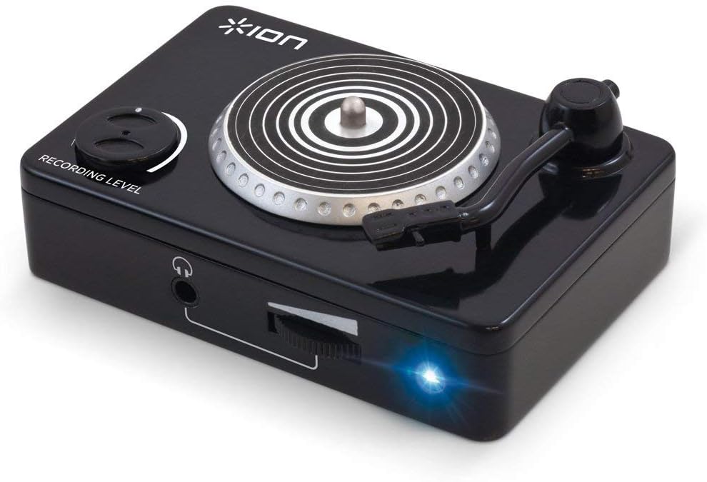 ION Audio Vinyl Forever | Compact USB Audio Conversion Turntable Adapter Perfect For Turntables, Cassette Decks and CD Players With RCA Inputs, Headphone Output and Independent Volume Control