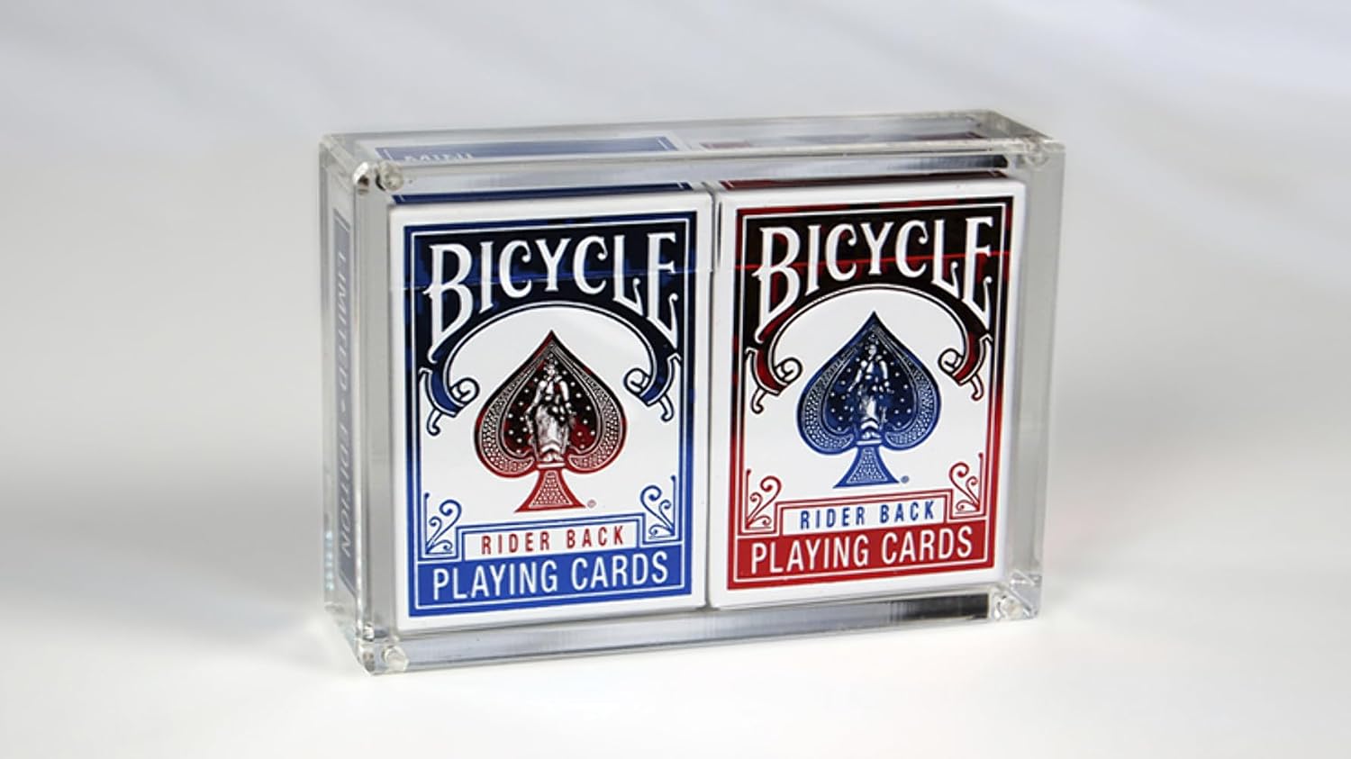 Murphy's Magic Supplies, Inc. Bicycle Rider Back Mini Limited Edition (2 Pack With Foil Tucks In Carat Case) by US Playing Card Co, Great Gift For Card Collectors