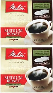 Melitta Medium Roast Soft Coffee Pods 18 Count Bag (Pack of 2)
