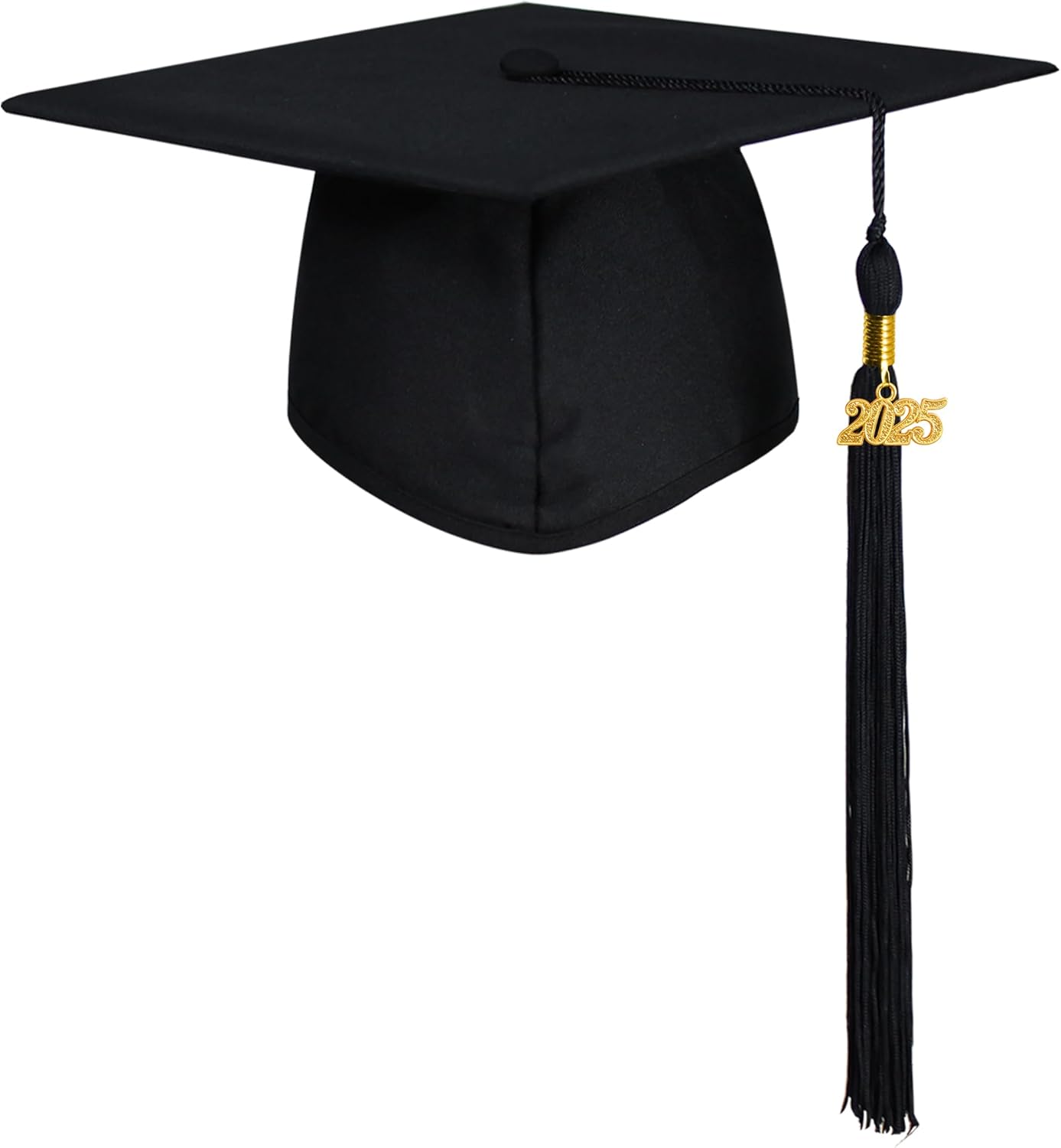 GraduationMall Graduation Hat for Adult 2025 Bachelor Cap Motorboard Hat for High School University Graduation Cap 12 Colours