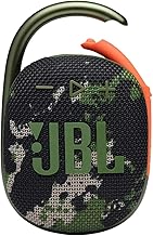 JBL Clip 4 - Speaker - for Portable use - Wireless - Bluetooth - 5 Watt - Squad, JBLCLIP4Squad-5Watt