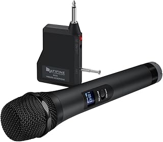 Wireless Microphone, Handheld Dynamic Microphone Wireless mic System for Karaoke Nights and House Parties to Have Fun Over The Mixer,PA System,Speakers-Fifine Technology K025