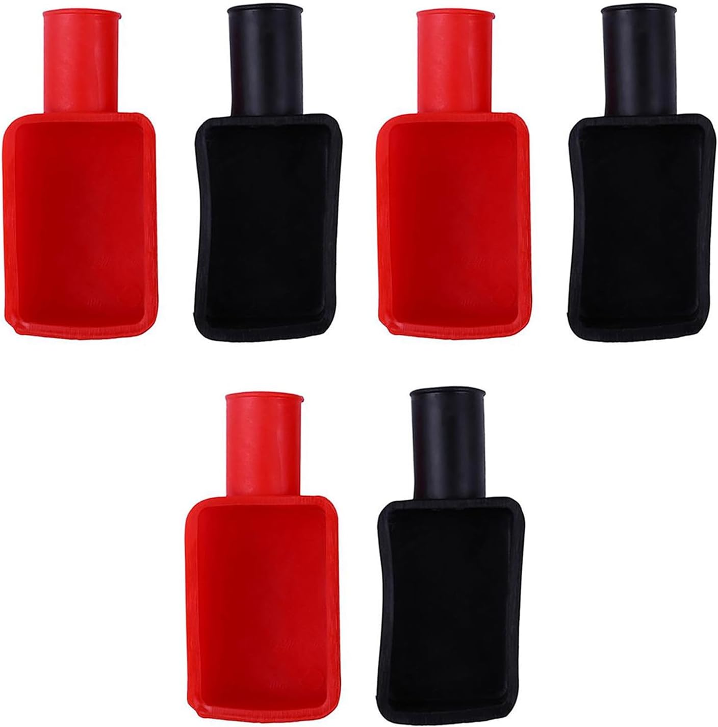 Battery Terminals Boot Insulating Covers Rubber Cable Lugs Protector Cover Lugs Caps For Car Motorcycle Battery Terminal Boots Insulating Covers