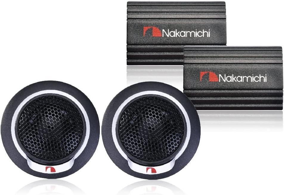Nakamichi SP-T13 13mm KSV Tweeter System, Pair, Black