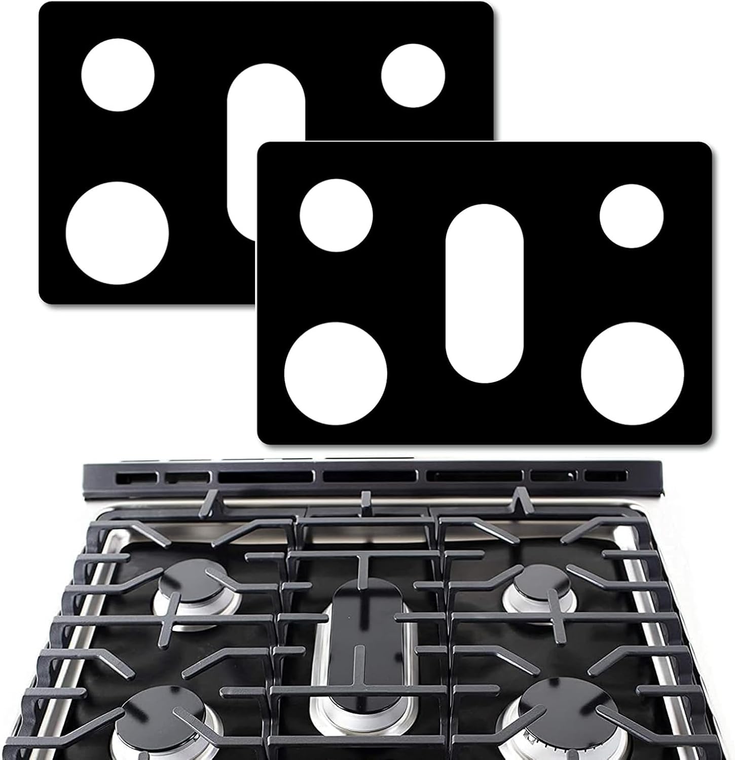 Replacement Samsung Stove Top Protectors for Samsung Gas Range Stove Mat, Non-Stick Oven Liners Mat Gas Reusable Washable Keep Stove Clean Stove Guard - 1 Pack