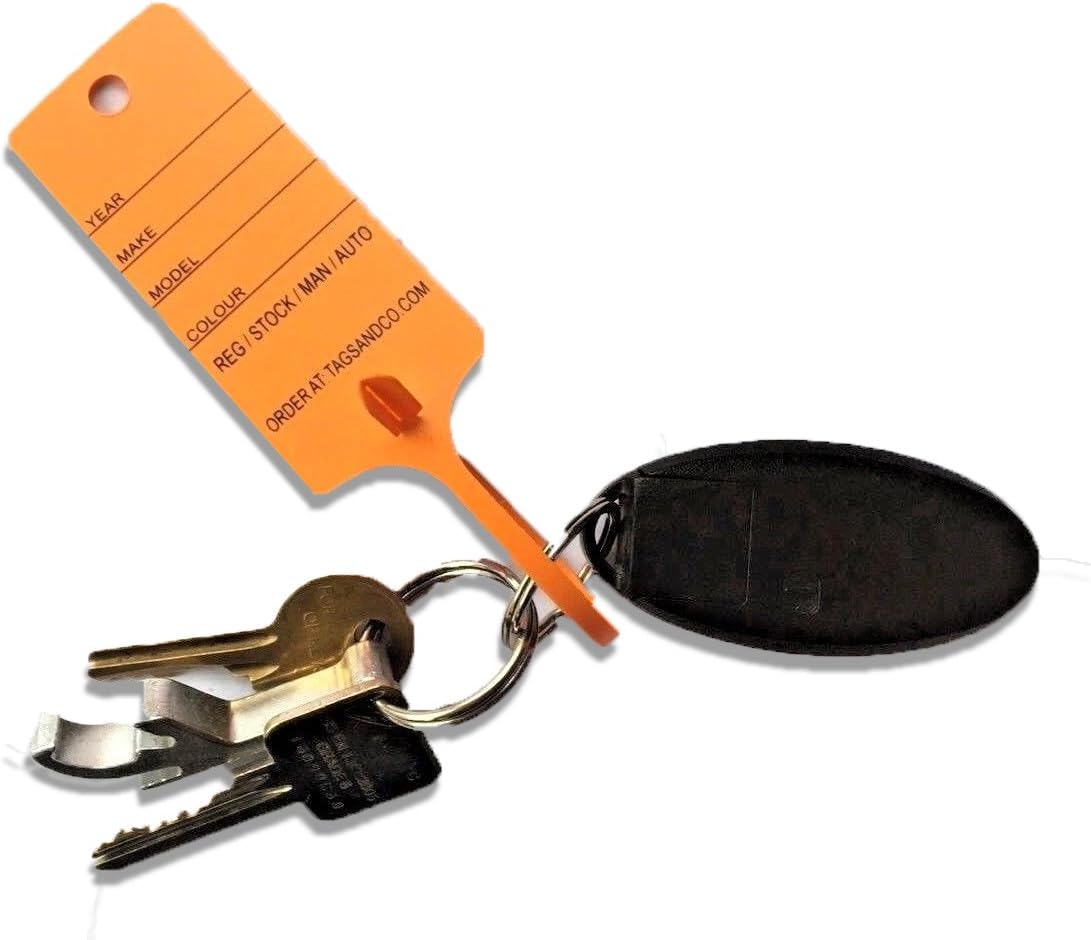 Car Key Tags x 200 Self Tie Garage Tags Identify Your Vehicles Car Caravan Van
