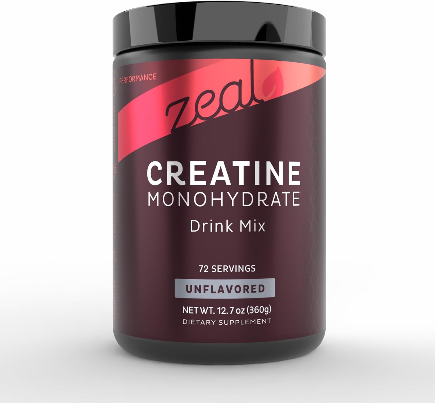 Zeal Creatine Monohydrate Unflavored Powder, 5000 mg per Serv (5g) | 72 Servings