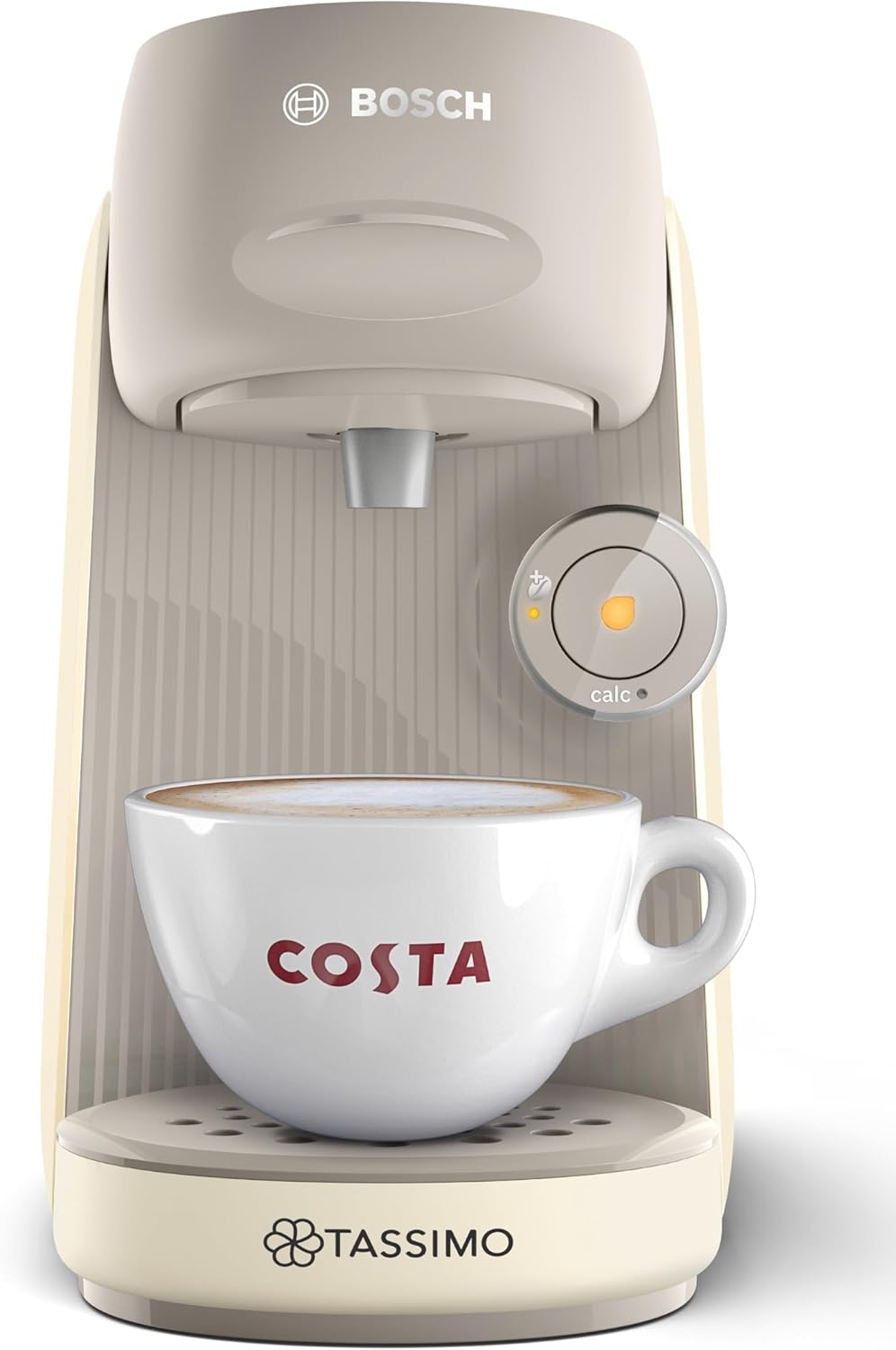 Tassimo by Bosch Finesse Friendly Pod Coffee Machine in Cream TAS167PGB with INTELLIBREW and IntensityBoost, Compatible with 50 Different Beverages