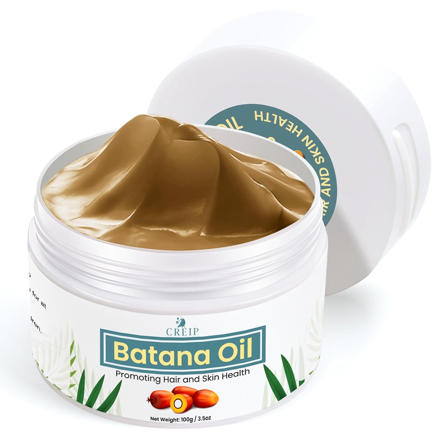 Batana Oil for Hair Growth: 100% Natural Batana Oil from Honduras (3.5OZ, Bitter Coffee)