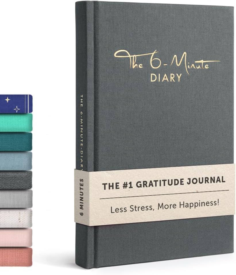 6-Minute Diary – 3-Million-Copy Bestseller Gratitude Journal for Men & Women – Guided Mental Health Journal Based on Positive Psychology – Daily Manifestation Journal for Self-Care & Mindfulness