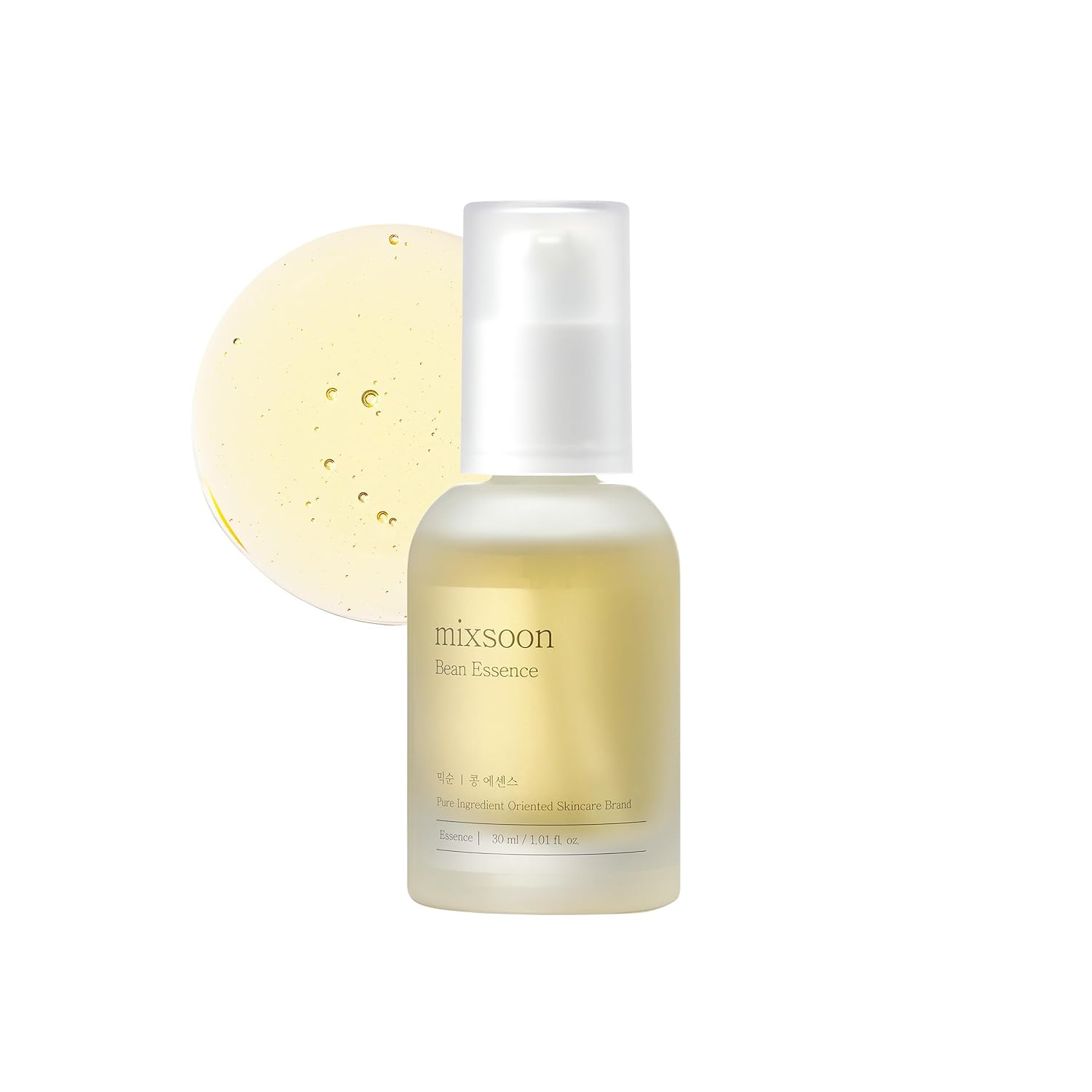 mixsoon Bean Essence Exfoliating Hydrating Korean Skin Care Glass skin Hyaluronic Acid Serum (1.01 Fl Oz([Pack of 1))