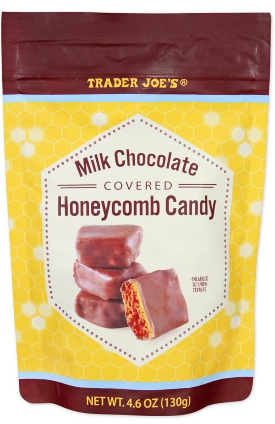 Generic Trader Joe's Milk Chocolate Covered Honeycomb Candy (2 Bags), Big
