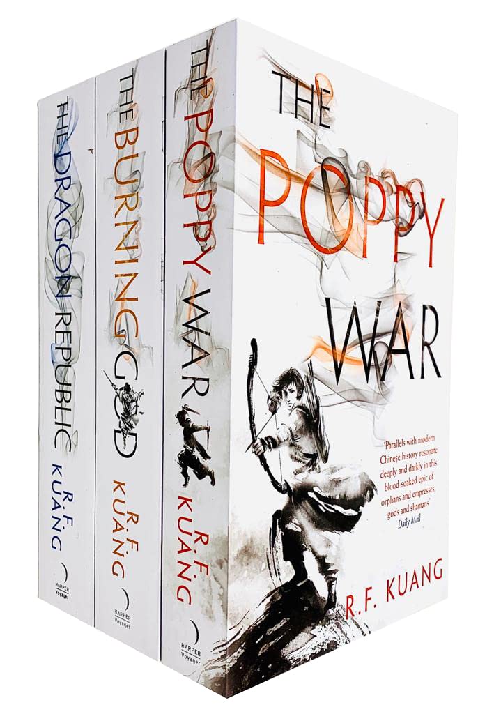 The Poppy War, The Dragon Republic, The Burning God