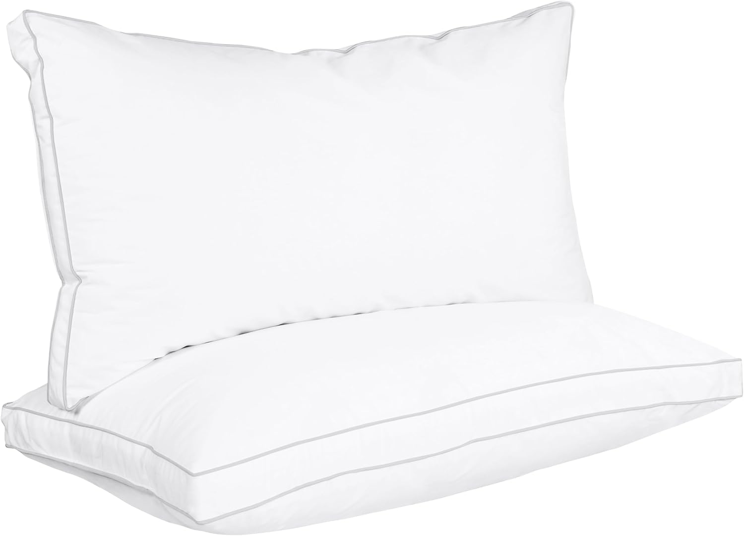 Utopia Bedding Bed Pillows for Sleeping King Size (White), Set of 2, Cooling Hotel Quality, Gusseted Pillow for Back, Stomach or Side Sleepers
