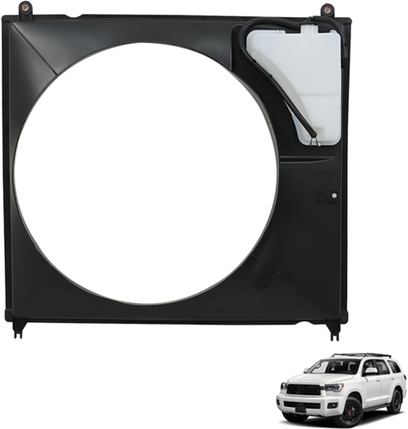munirater Engine Radiator Cooling Fan Blade Shroud Replacement for 2008-2022 Sequoia 2007-2021 Tundra 167110S011