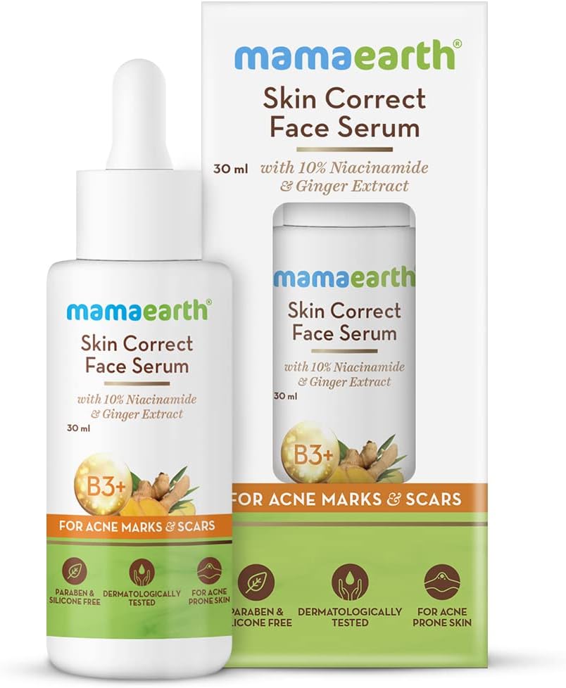 Mamaearth Skin Correct Face Serum with Niacinamide and Ginger Extract - 30 ml