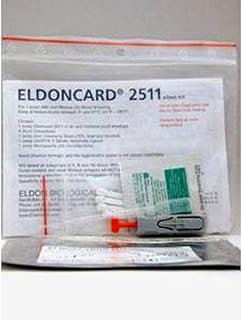 Blood Type Kit - Also Includes: 1 Eldoncard, 1 Lancet, Gauze, Alcohol Wipe, Micropipette