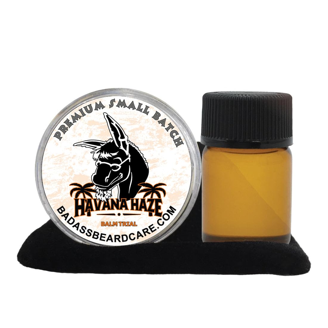 Badass Beard Care Beard Oil and Balm Trial Pack For Men - Havana Haze - Natural Ingredients, Keeps Beard and Mustache Full, Reduce Itchy, Flaky Skin, Promote Healthy Growth