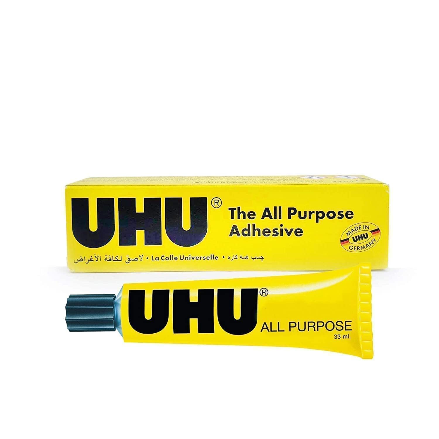 UHU all purpose adhesive clear glue 33ml tube better value than the 35ml version!