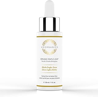 Organic Maple Leaf Elastin Complex Facial Serum - Rich in Vitamin C Serum - Face Serum Skin Care - Anti Aging Serum - Beauty & Personal Care Serum for Face - Facial Skin Care Products by VeOrganics
