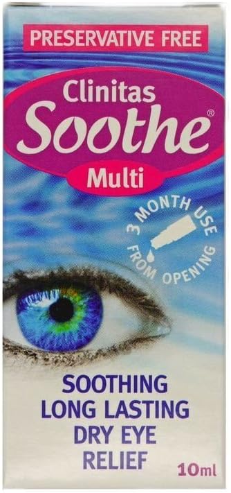 Clinitas Soothe Multi 10ml Dry Eyes - 2 Pack